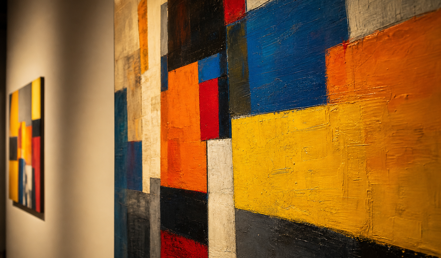 Abstracte kunst: kleur, lijn en vlak