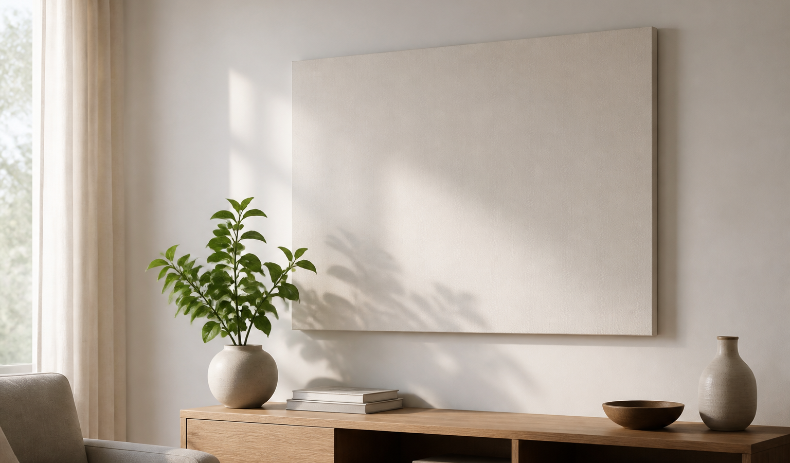 Canvas schilderij: warmte en textuur aan je muur